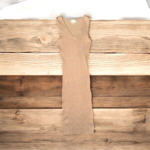 EMMA & POSH Tan Sleeveless‎ Knit Dress size medium
